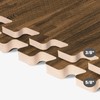 Forest Floor 3/8 Inch Thick Printed Foam Tiles, Premium Wood