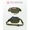tomtoc 1,5 Liter Bauchtasche Gürteltasche mit RFID Schutz, Klein Sling