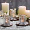 DEVI 48pcs Clear Votive Candle Holders Bulk, Wedding Party Centerpieces