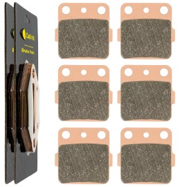 Caltric Brake Pads SINTERED for Honda Sportrax TRX400X 2x4 2009-2014 Front & Rear
