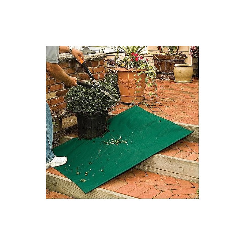 Trim Bib Tarp for Hedge and Shrub Trimming, 3 x