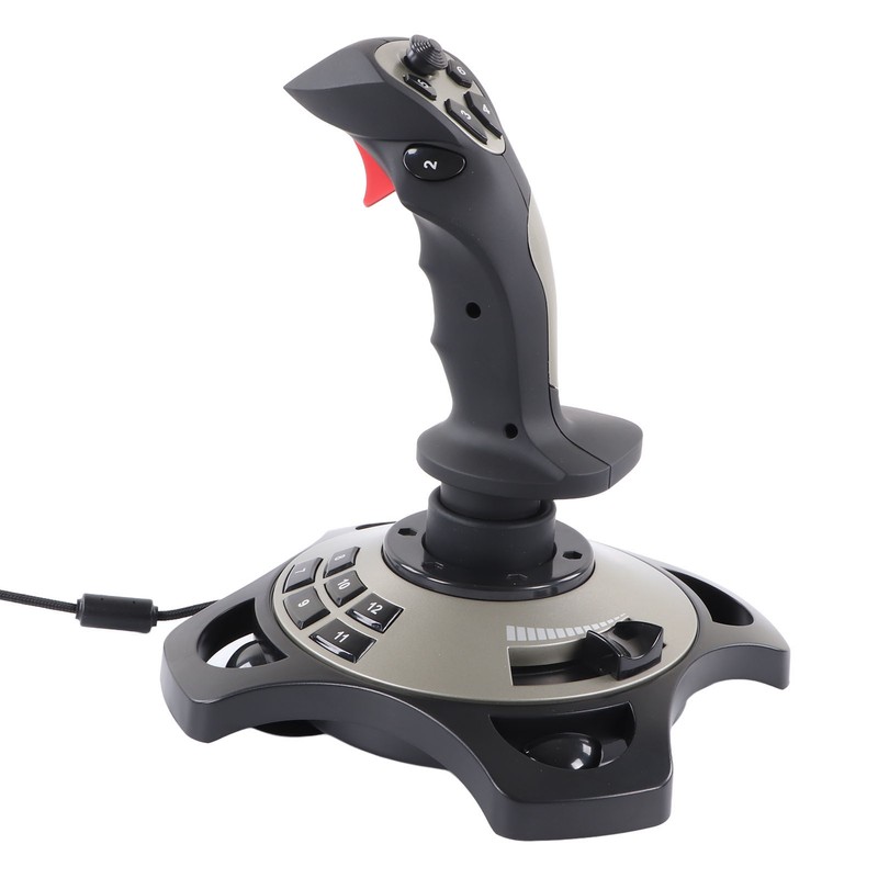 PC Joystick 2113 Pro Simulation USB Game Controller with Vibration