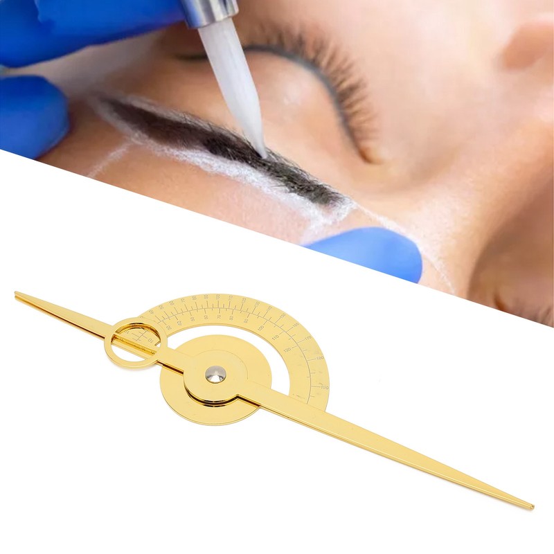 Tattooing Drawing Tool ThreePoint Positioning Tattoo Eyebrow Guide Balance Measure