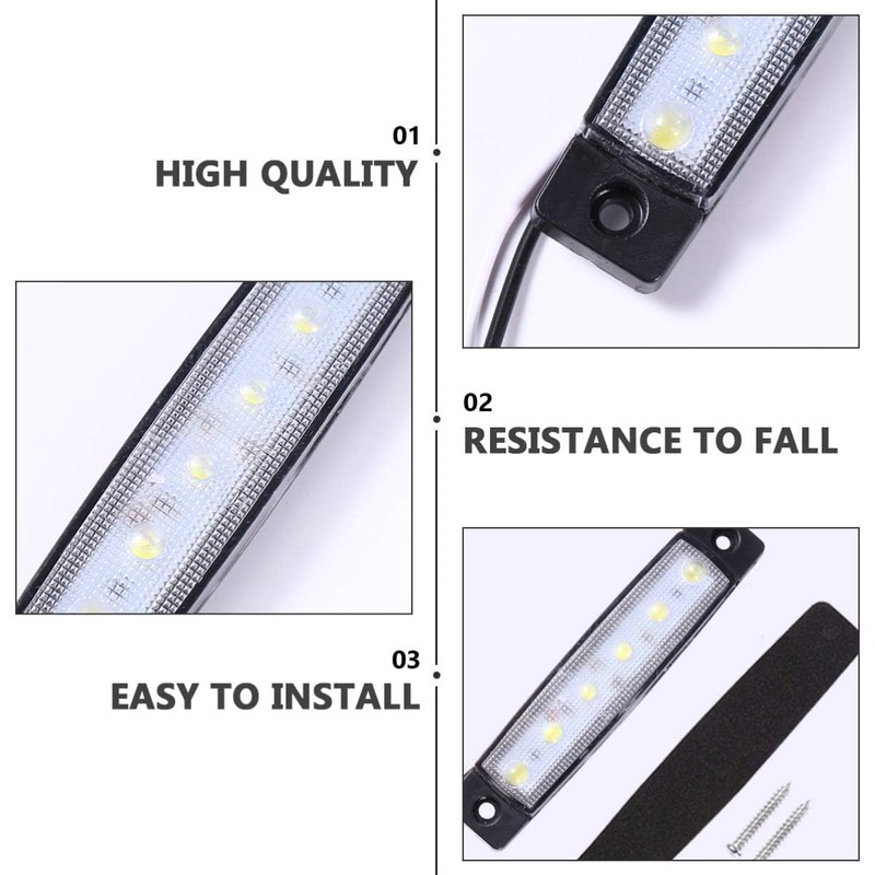 NOLITOY 10Pcs LED Side Light Durable Plastic Turn Signal Light