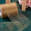 Pandahall 20 Yards Spider Web Lace Net 3 Inches Goldenrod
