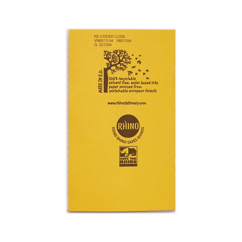 Rhino Stationery Vocabulary Exercise Book | A6+ | 48 Page