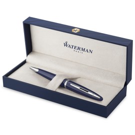 Waterman Waterman Ballpoint Pen Karen Blue CT Fine Oil-Based with Gift Box Gift Luxury Genuine Import 2214312