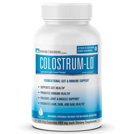 GastroDefense Colostrum-LD Colostrum Capsules - 120 Count - Liposomal Delivery