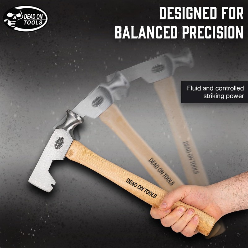 Dead On Tools-12oz Milled Face Drywall Hatchet,(DOHDH12M13)