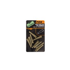 Fox Edges Safety Lead Clip Tail Rubbers For Size 7 Lead Clip KHAKI