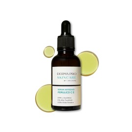 Ferulic Acid Serum | 15% Vitamina C + E + Ácido Ferúlico | Antioxidante y Antiedad | Mejora la Luminosidad de la Piel | 30ml