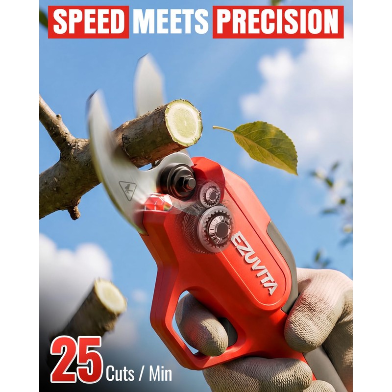 EZUVITA Cordless Electric Pruning Shears