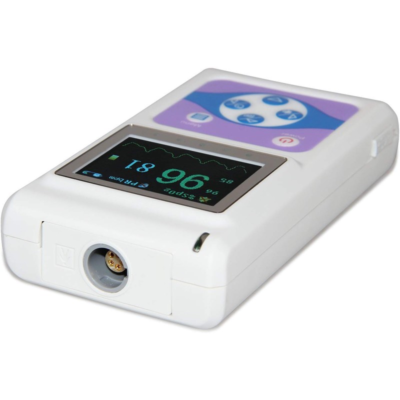 CONTEC CMS60D Color OLED Screen White Electronic Portable Handheld Pulse