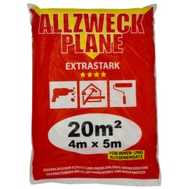 Jufol 10231 All Purpose Tarpaulin Extra Strong for Inoors or Out 4 x 5 m