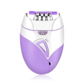 Electric Hair Removal Epilator Rechargeable Detachable Head for Women Man Hair Trimmer Purple