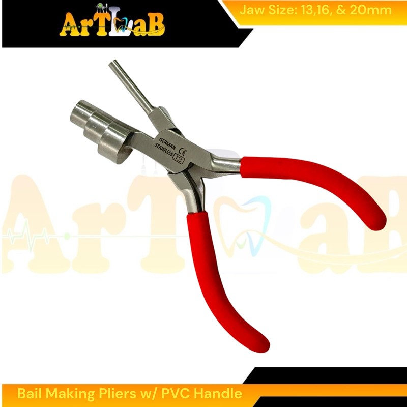 Bail Making Pliers with PVC Grip Handle | for Making