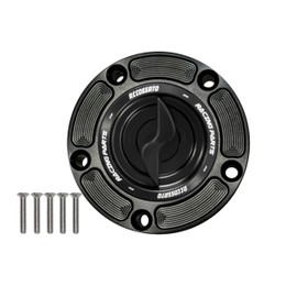 Accossato Fuel Cap for Buell XB9 Motorcycle 2003 to 2010 (CC 984) with Black Aluminium Quick Release Nipple