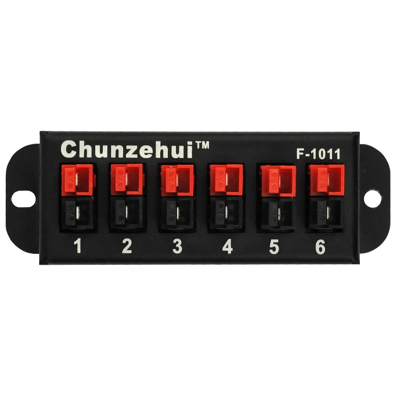 Chunzehui F-1011 6-Position 45A Power Pole Distribution Block Module, Connector