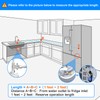 Refrigerator Water Line Kit - 15FT Stainless Steel Braided Ice