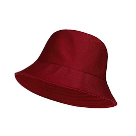 Sevello Clothing Unisex Bucket Hat, (2 in 1) Reversible (UPF 50+) UV Protection Beach Hat for Women Men, Trendy Packable Summer Headwear, Hiking & Fishing Hat, Lightweight Sun Hat One Size (Burgundy)