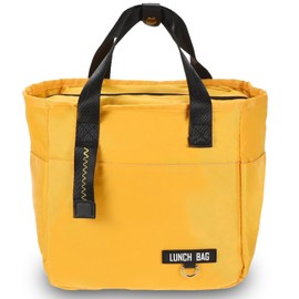 Lonchera Termica Impermeable - Bolsa de Almuerzo Aislada Porta Alimentos Nevera Portátil, Hermética Porta Fiambrera Plegable Hielera con Bolsillos Laterales, A Prueba de Fugas para Adultos Mujer