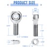 SPARKWHIZ 3/4” Heim Joint Rod End Kit, Left and Right