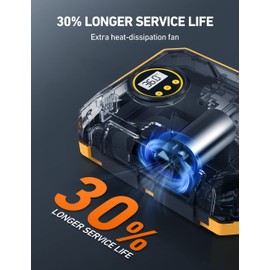 AstroAI Tire Inflator Air Compressor 12V DC Portable Air Compressor Car Accessories Auto Tire Pump 100PSI with LED Light Digital Air Pump for Car Tires Bicycles Other Inflatables CZK-3674