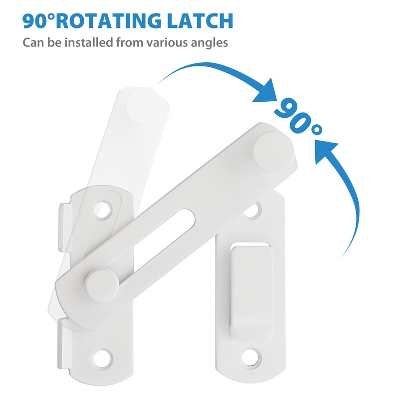 Alise 4 inch Heavy Duty Flip Latch Gate Latches, Safety