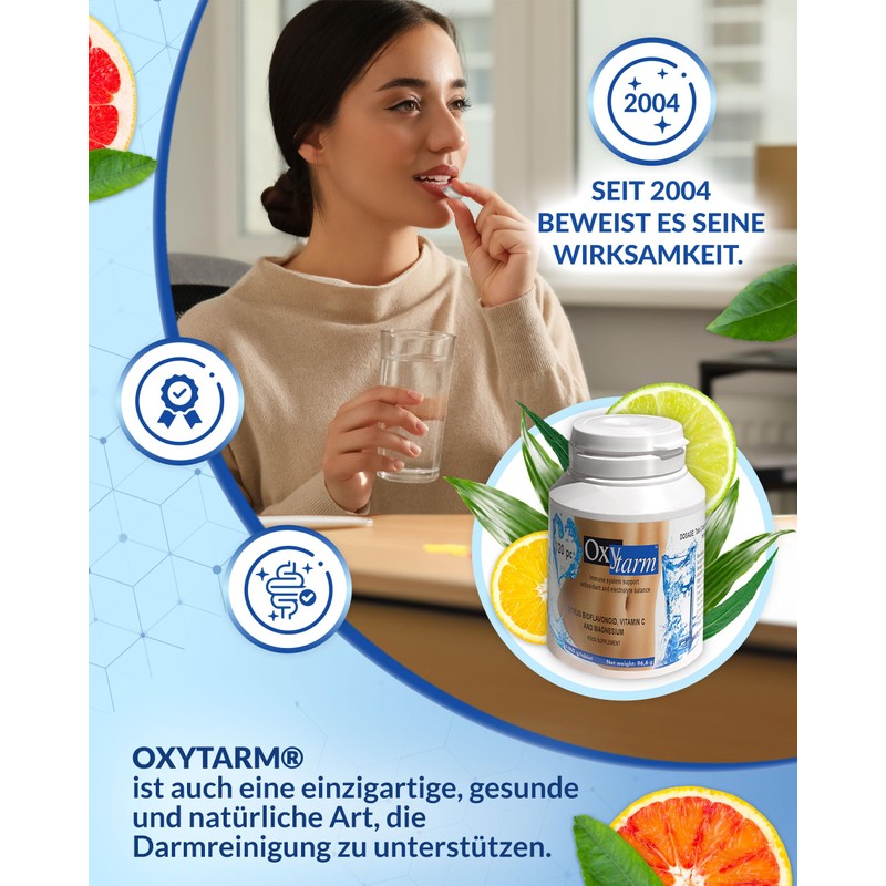 EverLife Oxytarm - Natural Intestinal Cleanser for Constipation - Magnesium