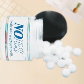 1 Bottle Nobs Toothpaste Tablets - Hydroxyapatite Toothpaste Chewable Natural Toothpaste Tablets Anti Caries Tablets Solid Chewable Toothpaste