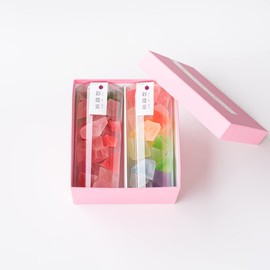 Saikado Amber Sugar Strawberry Containing Cosmetic Box, Set of 2
