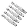 CoCud Magnetic Torx Bits T45 Head 1/4 Inch Hex Shank