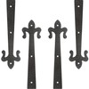 Decorative Barn Door Bracket 8 in Dummy Gate Hinge Garage
