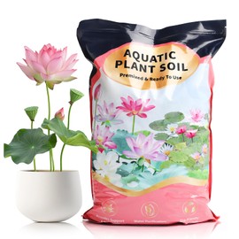 Omitgoter Aquatic Plant Soil & Aquarium Soil, Natural Organic Substrate for Water Plants - Safe for Fish, Nutrient-Rich Clay Base for Lotus & Water Lily (AquaticSoil, 13.2 LBS)