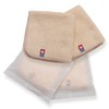 Imabari Towel Certified Handkerchief Towel, Individual Packaging, 9.8 x 9.8