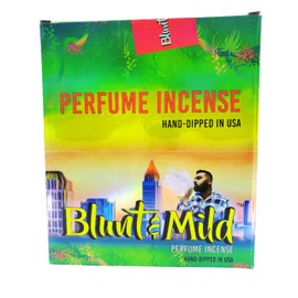 Blunt & Mild Incense - 11" Hand-Dipped Sticks | Box of 72 Assorted Packs of Long Lasting Hand-Dipped Incense | Hand Dipped in USA | by The Makers of Blunteffects