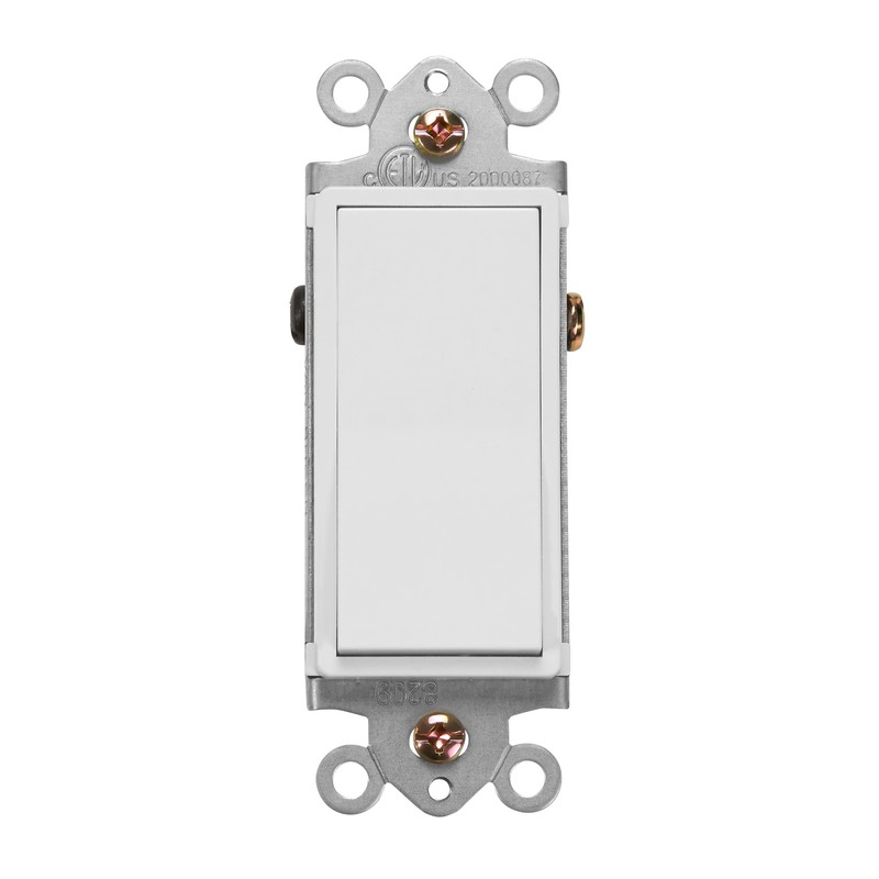 Maxxima 4-Way/Single Pole Decorative Wall Light Switch 15A On/Off Soft