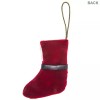 Kurt Adler Santa Plush Christmas Stocking Ornament Tree Hanging Stocking