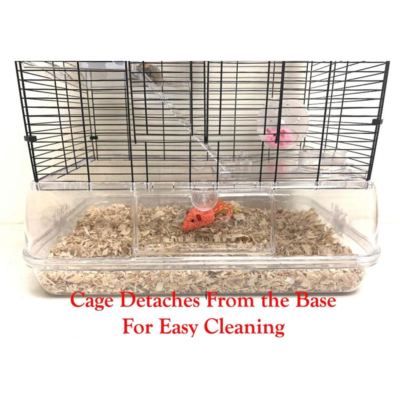Large 3-Story Acrylic Clear Hamster Palace Cage Habitat Home for