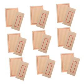 Operitacx 44pcs Vintage Style Envelopes and Xuan Paper Set Retro Chinese Calligraphy Stationery for Letters Kraft Paper for Weddings Invitations and Props