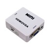 Mini HDMI to VGA Converter with Audio HDMI2VGA 1080P Adapter