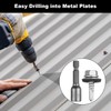 MirraSwit Trapezoidal Sheet Metal Screws Self-Tapping Screws Pack of 150
