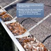 Blulu 25 Sets 5" Aluminum Roof Gutter Hanger with Straps