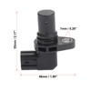 X AUTOHAUX J5T33071 Car Engine Crankshaft Position Sensor Replacement Black