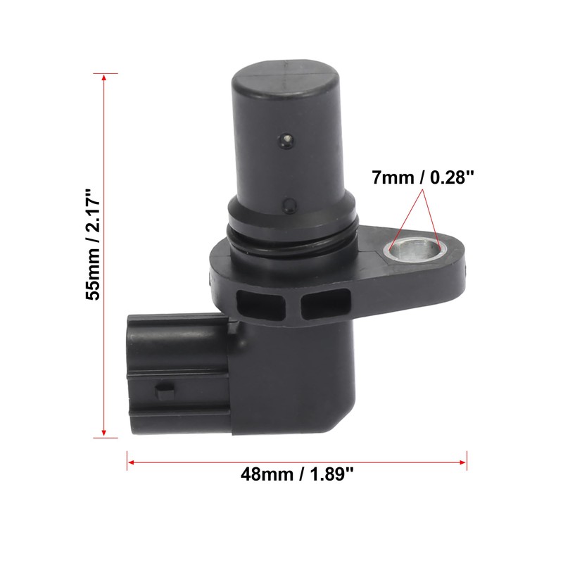 X AUTOHAUX J5T33071 Car Engine Crankshaft Position Sensor Replacement Black