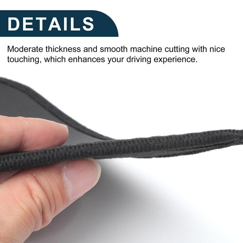 X AUTOHAUX Leather Car Door Anti Kick Pad Sticker for
