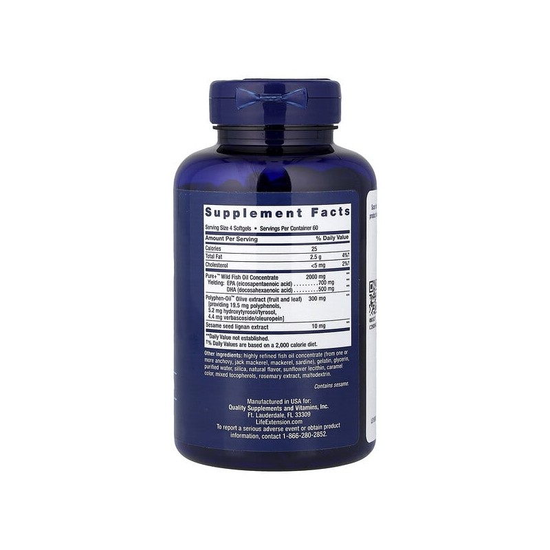Life Extension Super Omega 3, 240 Softgels / Life Extension