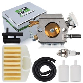 partszen 503281801 503283203 Carburetor Intake Kit with Spark Plug Air Filter Fits for Husqvarna 365 362 372 371 372XP Chainsaw Replaces 503 28 32-03 503 28 18-01
