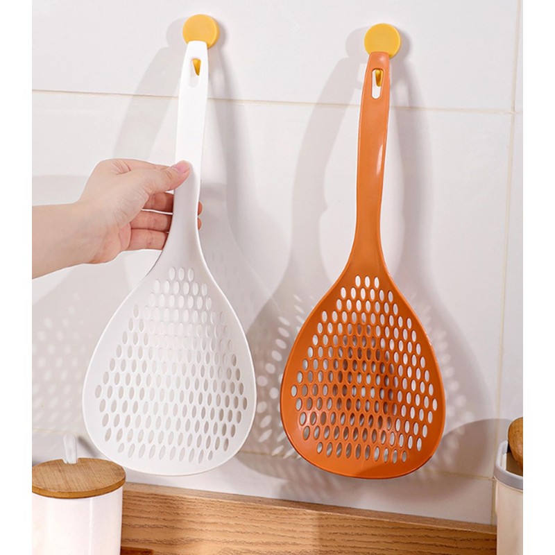 Octonyluck Skimmer Slotted Spoon Spider Strainer, Strainer Large Cooking Skimmer