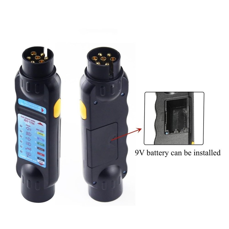 TONZACK 7 Pin/13 Pin Trailer Tester 12 V Drag Light